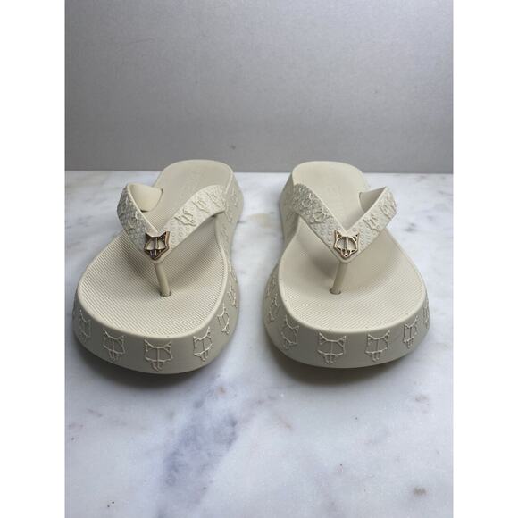 Nakedwolfe Womens Shoes EU Size 38-39 Holiday Platform Chunky Flip Flop Sandals - Picture 11 of 12